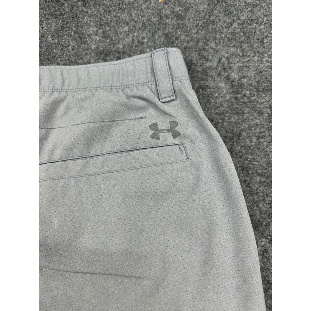 Under Armour Mens Golf Pants Gray Loose Fit Straight Leg 36x30 Athletic - Picture 5 of 8